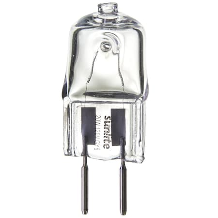 Sunlite Sunlite Q20/CLVW Single Ended Halogen Bulb, Bi-Pin, Clear, PK12 03266-SU